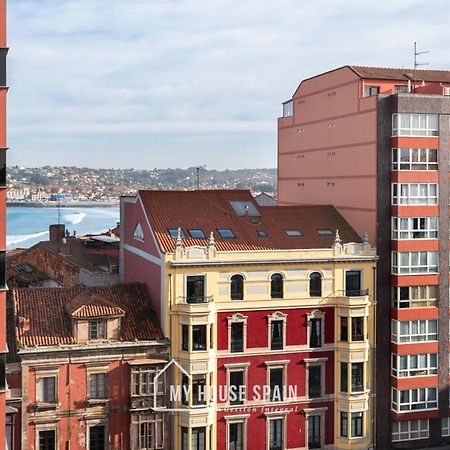 Myhousespain - Radiante Piso Junto A La Playa Gijon Luaran gambar
