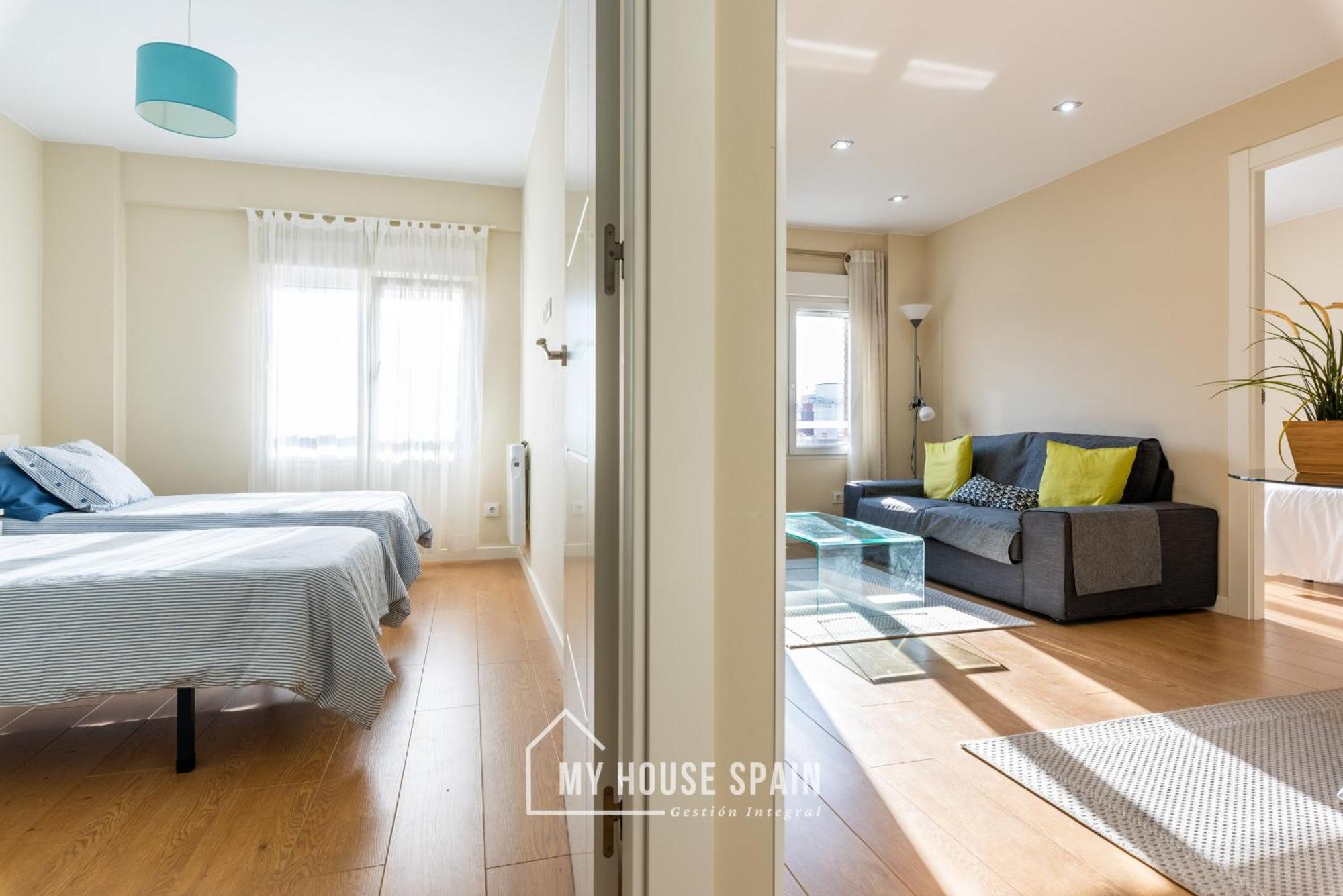 Myhousespain - Radiante Piso Junto A La Playa Gijon Luaran gambar
