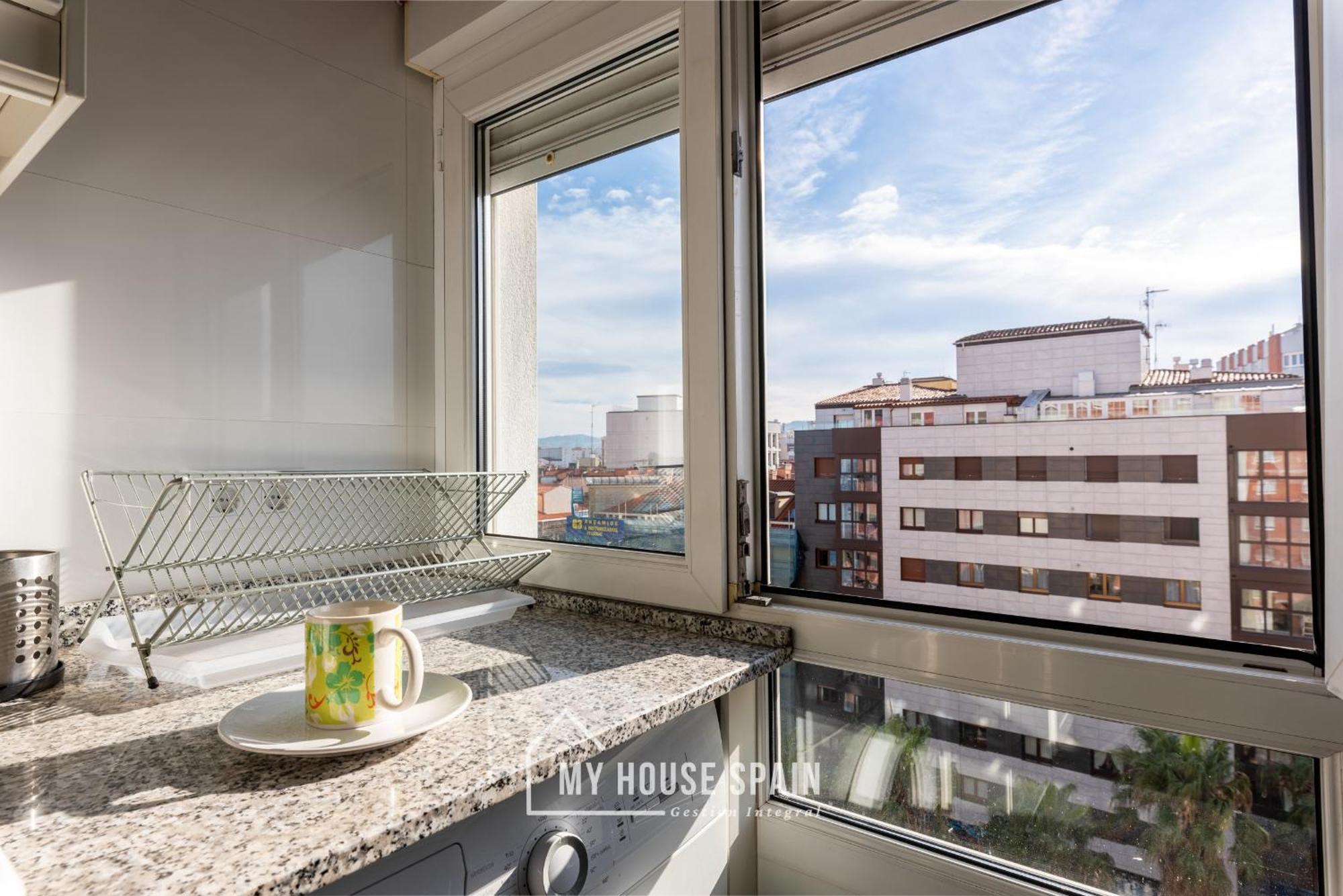 Myhousespain - Radiante Piso Junto A La Playa Gijon Luaran gambar