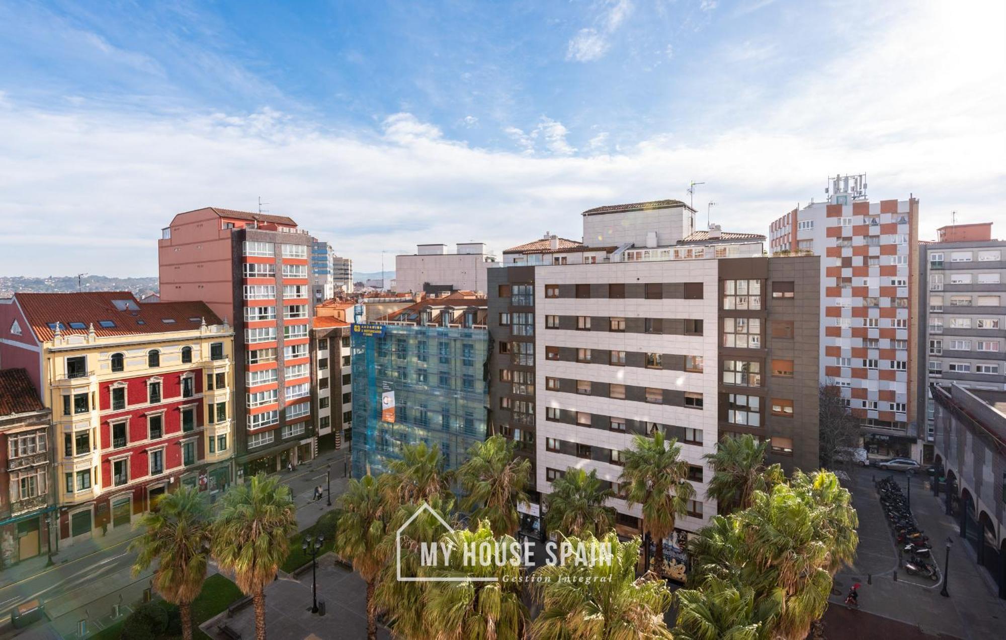 Myhousespain - Radiante Piso Junto A La Playa Gijon Luaran gambar